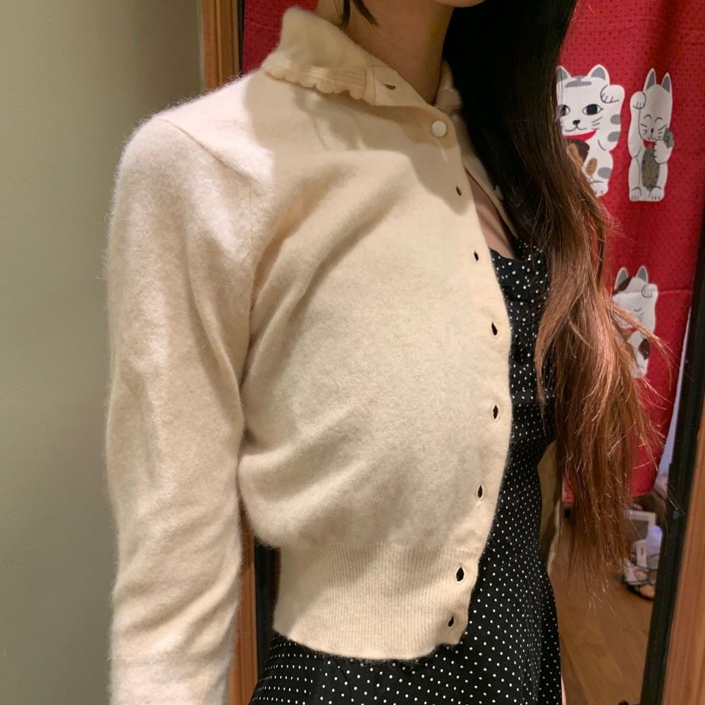 1950’s Cream Cashmere Cardigan
